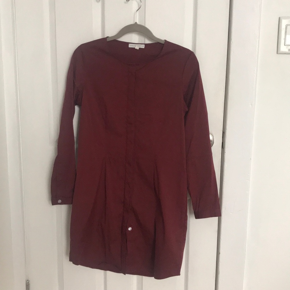 Jennifer Torosian shirt dress.